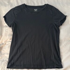 Madewell Black Short Sleeve Crew Tee